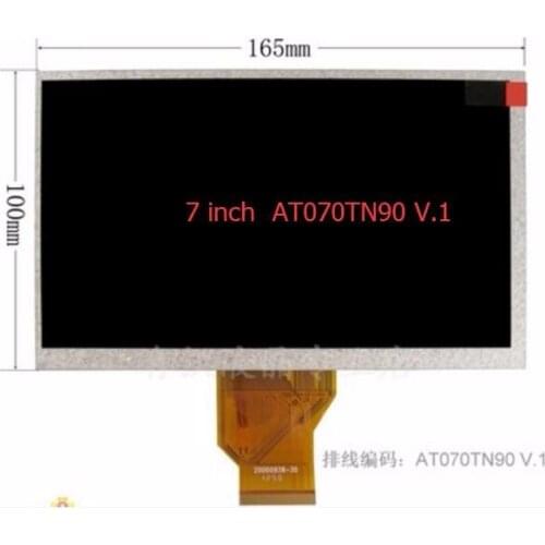 7 inch TFT LCD inch AT070TN90 v. 1 / AT070TN92 V.X 7dd1+1 FPC 800 * 480 tablets car DVD liquid crystal Screen 3 mm thick