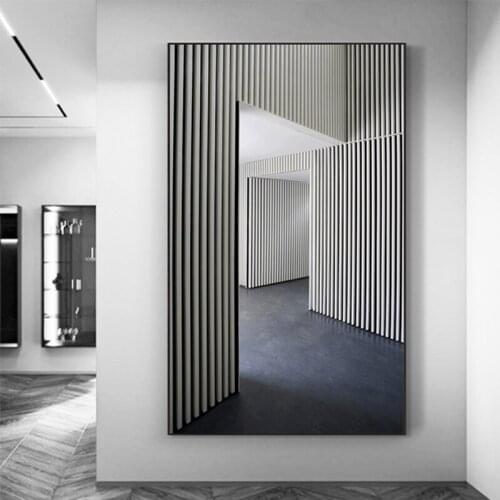 Architectural landscape Posters Prints Modern Wall Art Pictures Home Decor Sci-tech Building Spiral Staircase Canvas Paintings