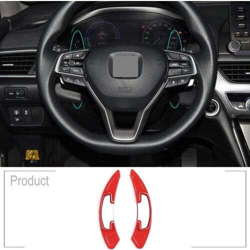 Car styling For Honda 10th Tenth Accord 2018-2019 ABS Steering Wheel Paddle Shifter Car Accessories 2 Pcs