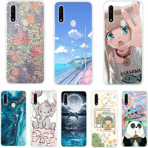 For OPPO A31 Case Soft Silicon TPU Back For Oppo A 31 2020 etui OppoA31 CPH2015 Phone Cover Bumper Bag 6.5inch