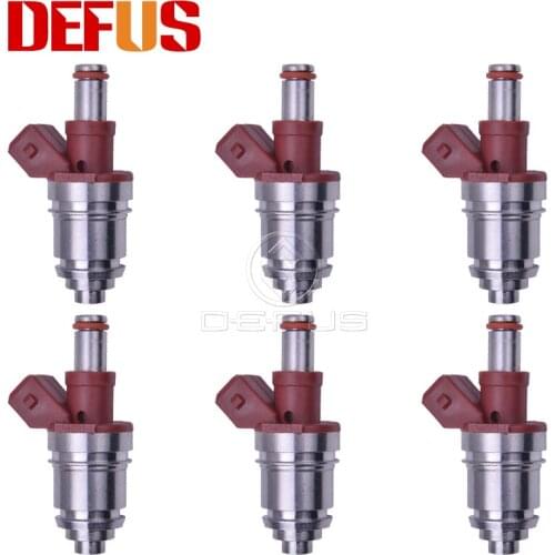 DEFUS NEW 6X OE JS21-1 Fuel Injector Nozzle 16600-86G00 Gasoline For Nissan Pickup D21 90-94 2.4L 1990-1994 High Performance Hot