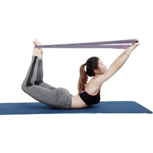 Resistance Band Multi-stage Yoga Stretching Band Latin Dance Elastic Ring Correcting Posture Pilates Gym Fitness