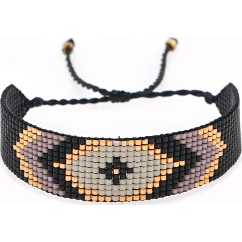 Go2boho Miyuki Bracelets Turkish Eye Bracelet For Women Jewelry 2021 Adjustable Handmade Beaded Jewellery Wholesale Accessories