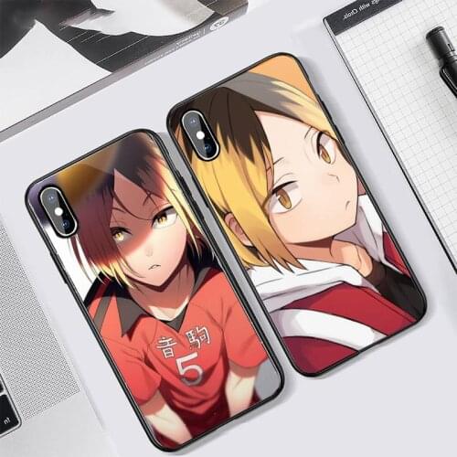 Haikyuu Hinata attacks Anime high quality luxury Phone Case Tempered glass For iphone 5C 6 6S 7 8 plus X XS XR 11 PRO MAX