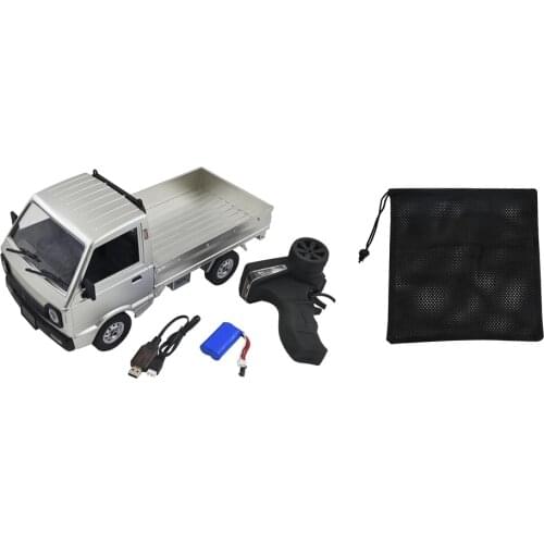 Toy Grade WPL D12 RC Truck 1:10 Scale 2.4Ghz Simulation LED Light Boys Kids Gifts