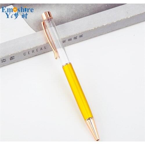 100 PCS/lots 24 Color Metal Ballpoint Pen Emety Ballpoint Pen Refills Wholesale Pen Accessories Cheap Stationery Custom P744