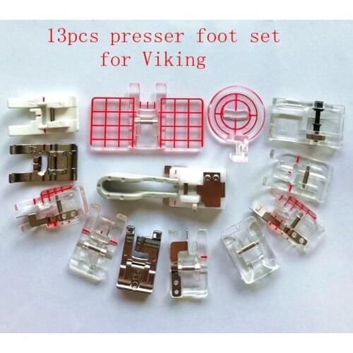 13 pcs presser foot set for viking