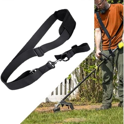 Lawn Mover Shoulder Strap Comfortable Adjustable Shoulder Pain Reliever Belt For Grass Lawnmower Weeder Brush Cutter Accessories