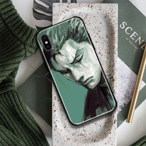 Tsuyomaru1a Zoro one piese fanart Tempered Glass Silicone Phone Case Cover Shell For iPhone SE 6s 7 8 Plus X XR XS 11 Pro Max