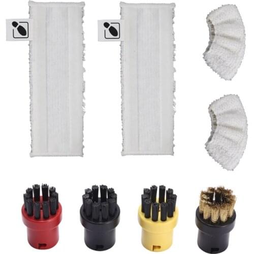 Cleaning Cloths Covers Spray Cleaner Floor Cloth Pads Copper Brushes for KARCHER SC1 SC2 SC3 SC4 SC5 Steam Cleaner