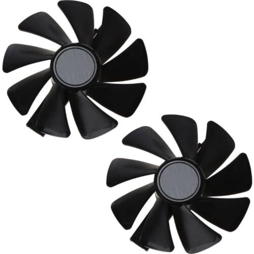 2Pcs CF1015H12S 12V 0.42A Cooler Fan Graphics Card Fans for RX 580 570 480