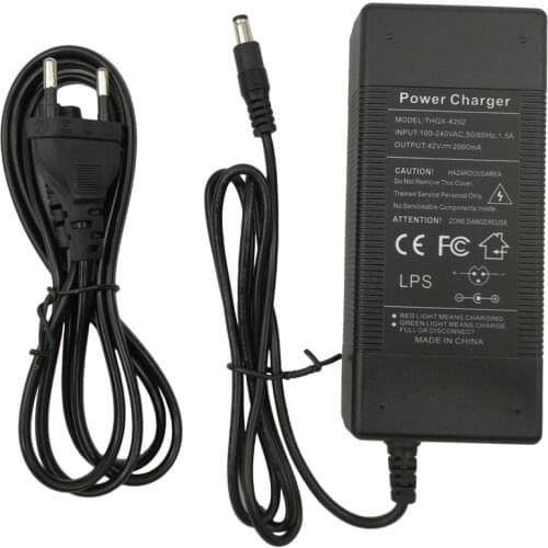 Charger for Kugoo S1 Electric Scooter 42V 1.5Ah Battery Charger(Eu Plug)