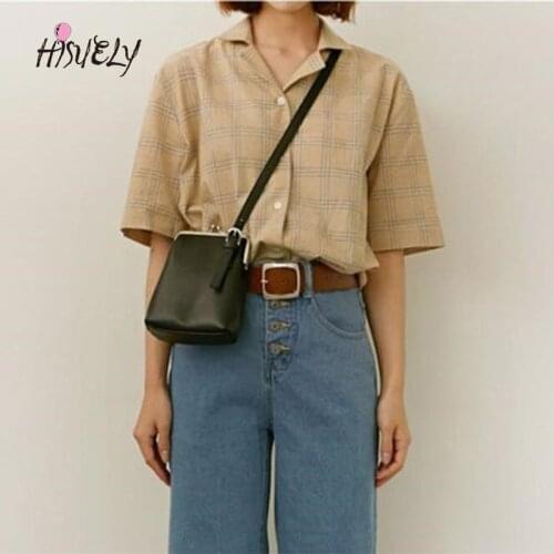 HISUELY Women Shoulder Messenger Bag Bohemian Retro Clip Bucket Bag Luxury Women Handbag Bolsa Feminina Evening Clutch Purse Q4