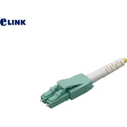 200pcs LC Uniboot Duplex fiber connector KITS 2.0mm without ferrule SM MM OM3 2.0mm ftth LC 2 cores MM connector accessory ELINK