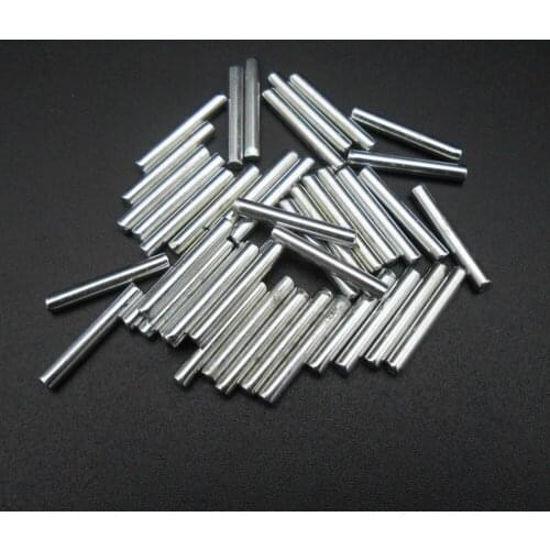 50PCS NEW 2MM X 14MM M2 Iron Shaft Toy Car Gear Wheel Axle For DIY Accessories Motor 2X14MM M2X14 Galvanized Surface *FD004X50