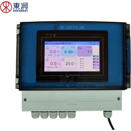 DR5000 Multi-parameter pH, DO, EC CL, ORP Industrial water quality online analyzer controller meter