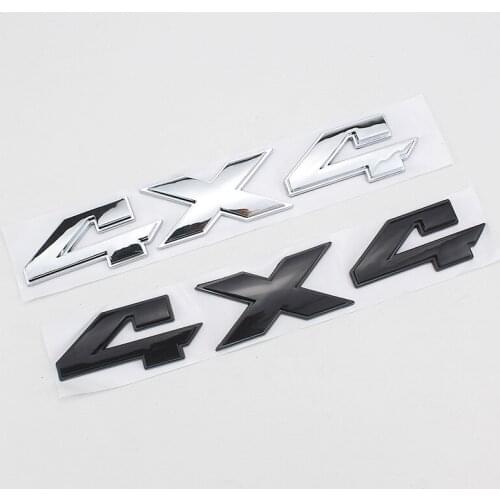 1 Pcs 3D ABS 4X4 Emblem Badge Car Stickers Logo Decals Car Styling Accessories for Wrangler Dodge Four wheel drive
