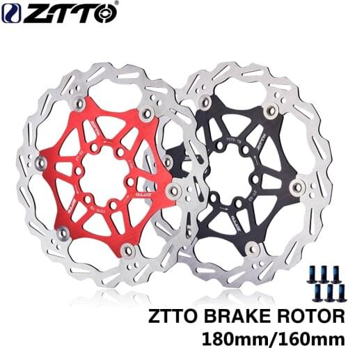 ZTTO 180mm 160mm DH Brake Floating Rotor Stainless Steel MTB Disc Hydraulic Brake pads For Mountain Road CX Bike Bicycle parts