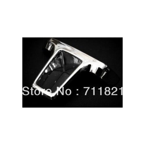 Chrome Steering Wheel Bottom Stick On Insert For VW Golf MK6