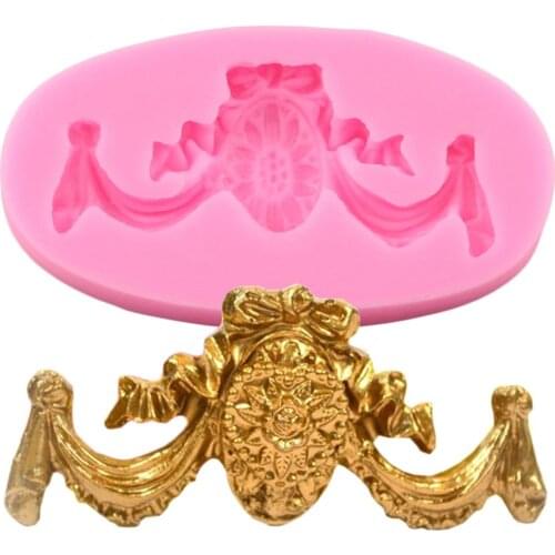 Wedding Cake Decorating Tools Swag Flower Border Silicone Mold Relief Cupcake Topper Fondant Candy Clay Chocolate Gumpaste Mould