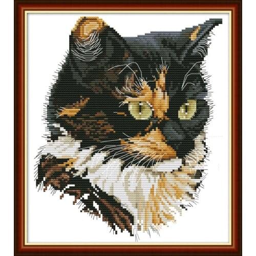 Joy Sunday New Arrival Cat Paintings NeEmbroidery Kits Gift Room Decor edlework DMC DIY Handmade 11&14CT Cross Stitch Sets For