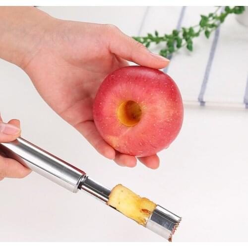 Creative Kitchen Gadgets Tools Stainless Steel Twist Fruit Core Seed Remover Hawthorn Jujube Pear Apple Corers Seeder