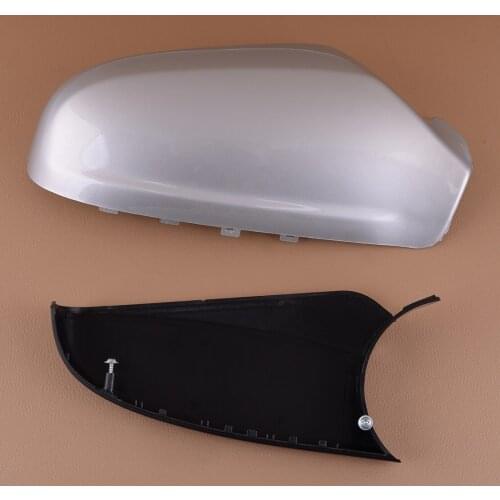 ABS Car Right Side Wing Rearview Mirror Cover & Lower Fit For Vauxhall Opel Astra H MK5 2004 2005 2006 2007 2008 2009