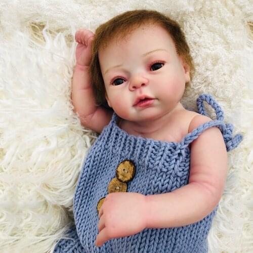 Otarddoll 22 inch High Quality Painting bebe Reborn dolls Silicon Vinyl Reborn baby doll vivid lifelike for Collectors reborn