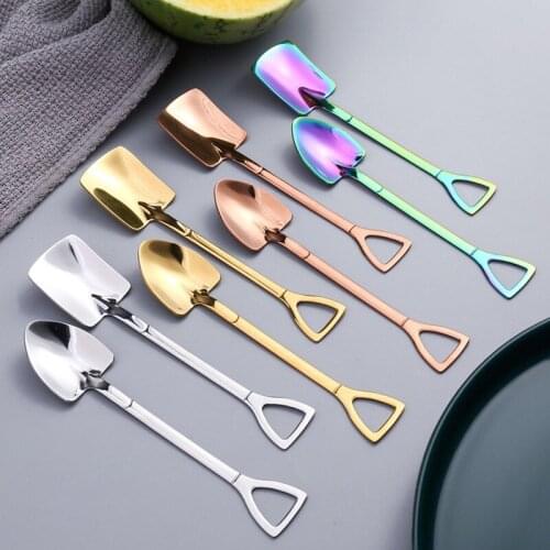 Stainless Steel Watermelon Spoon Ice Cream-spoon Melon Shovel Scoop Coffee Spoon Summer Tableware With Gift Box