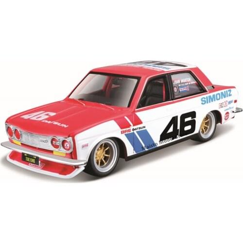 Maisto 1:24 TOKYO MOD BRE Datsun 510 Highly-detailed die-cast precision model car Model collection gift