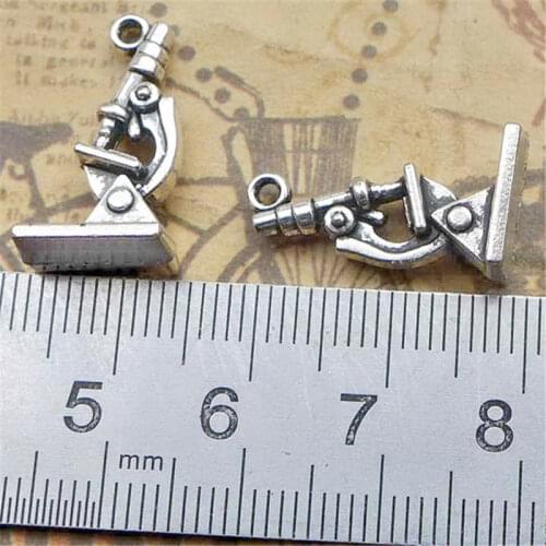 Microscopic Science Charm Pendants Jewelry Making Finding DIY Bracelet Necklace Earring Accessories Handmade 5pcs