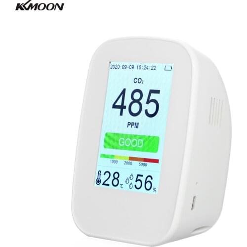 3-in-1 Multifunctional Digital CO2 Meter Air Quality Monitor Outdoor Rechargeable Gas Detector Temperature Humidity Tester