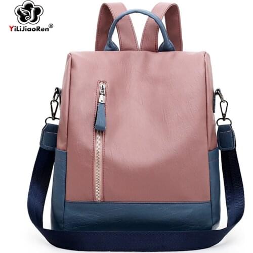 Fashion Backpack For Ladies Shoulder Bag Anti Theft Backpack Women Large School Bags For Teenage Girl Mochila Female