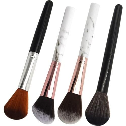 Marbling Powder Blush Brush Foundation Concealer Contour Powder Brush Makeup Brushes Cosmetic Tool