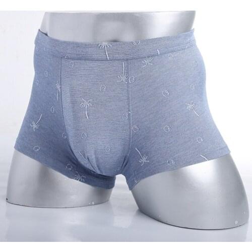 Mens Boxers High-end Boxer Briefs Jacquard Breathable Briefs Mens Grass Coral Fiber Antimicrobial Boxers Mens Modal Underwear