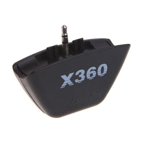 2021 New Black 2.5mm Jack Microphone Headset Earphone Converter Adapter for xbox 360