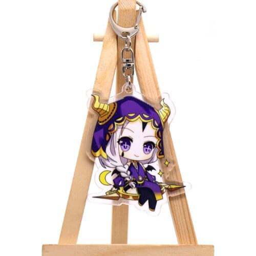 2021 New Anime KUMA KUMA KUMA BEAR! Yuna Cosplay Acrylic Keychain Bag Pendant Keyring Decor Xmas Gift