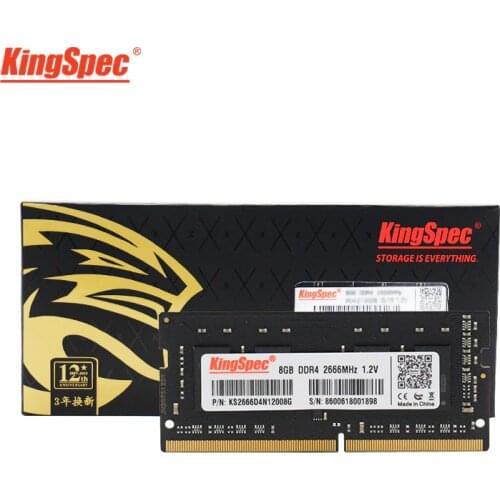 KingSpec ddr4 8gb memoria ram ddr4 4GB 8GB 16GB 2666mhz 1.2v RAM for Laptop Notebook Memoria RAM DDR4 1.2V Laptop Memory RAM