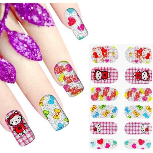 Wholesale new arrival delicate finger art beauty full cover sticker nail polish wrap care nail decal 1000packs/lot free shipping