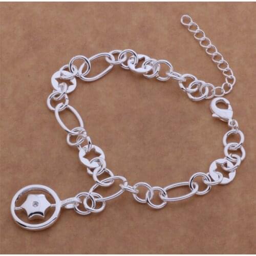 Wholesale High quality silver plated Fashion jewelry Bangles bracelet WB-105