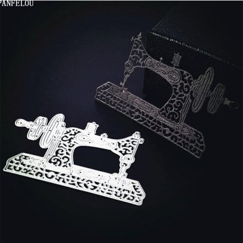 PANFELOU Easter Vintage sewing machine Scrapbooking DIY album cards paper die metal craft stencils punch cuts dies cutting