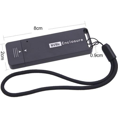 M.2 NVMe to USB3.1 Type-A 2242 Adapter 10Gbps SSD Enclosure Rigid 1tb gen Case