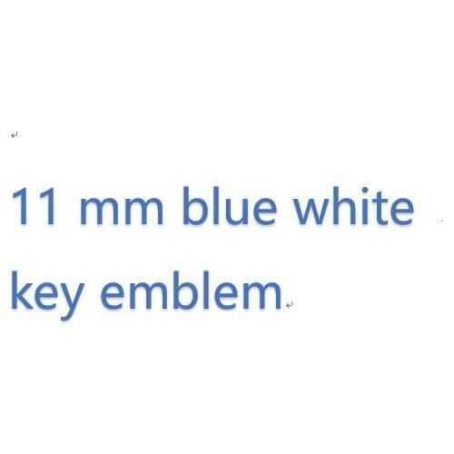 20X 11mm blue white Remote Key Emblem Logo Sticker for BMW E46 E39 E38 E90 E60 E36 F30 F30 E34 F10 F20 E92 E38 E91 E53