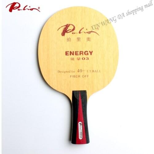 Original Palio energy 03 table tennis blade special for 40+ new material table tennis racket game loop and fast attack 9ply