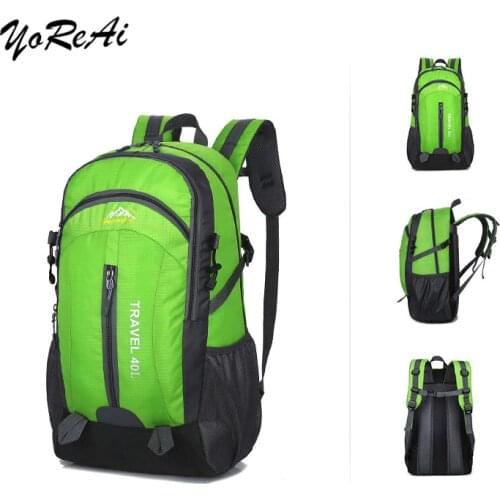 40L Unisex Waterproof Men Backpack Travel Pack Sports Bag Pack Outdoor Mountaineering Hiking Climbing Camping Daypack for Couple