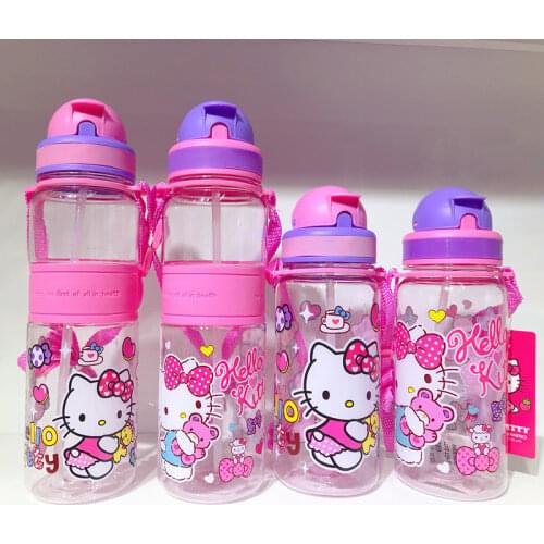 Sanrio Hello Kitty New Summer Water Cup Cartoon New Kettle Water Cup Creative Carry Student Water Bottle