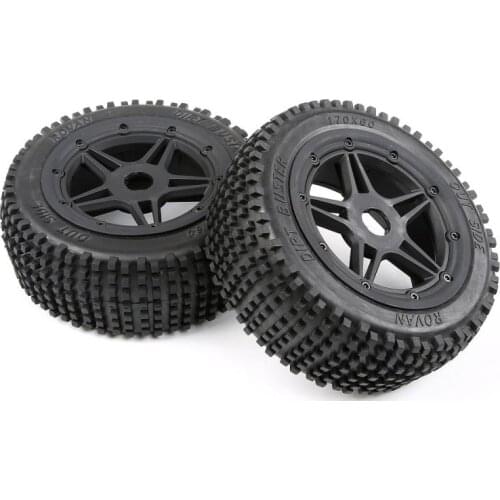 ROVAN F5 Off-Road Tire Assembly 2pcs