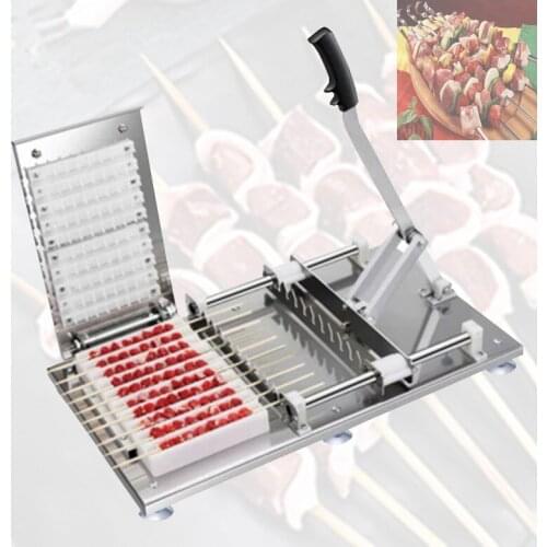 10 Manual Kebab Making Machine Skewer Meat Satay Skewer Machine
