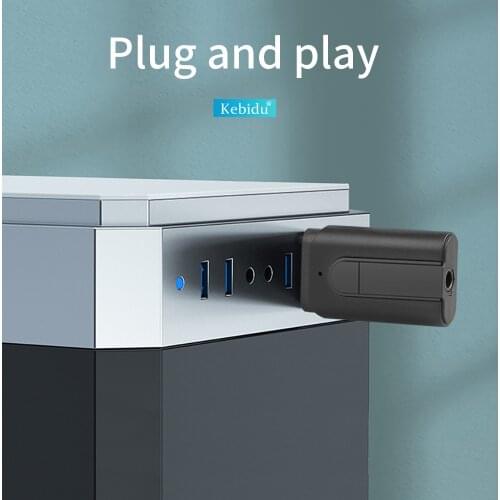 5pcs Dongle USB Bluetooth adapter 1 real Stereo receiver Transmitter Mini 2in1 For TV PC A2 Car Kit Wireless Adapter AUX RCA