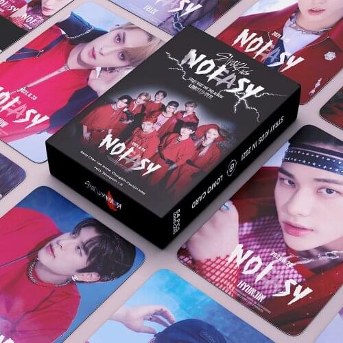 54pcs/set Kpop Stray Kids NOEASY New Album Lomo Cards High Quality HD Photo Straykids Cards Double Side Print K-pop